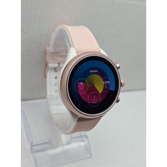 Fossil Sport Gen 4 Smartwatch 41 mm Wear OS GPS Heart Rate Android IOS Pink - Picture 3 of 11
